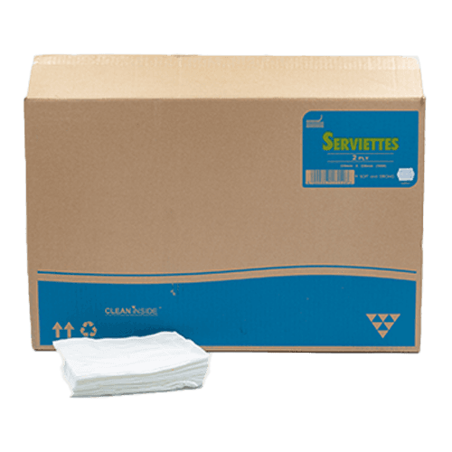 Product Item: Serviettes-D/Soft White 2Ply-1000x330mmx330mm image