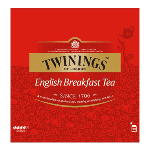 Product Item: Tea-Twinings English Breakfast-100s image