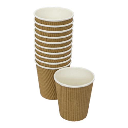 Product Item: Cup-Ripple Brown-50x250ml image