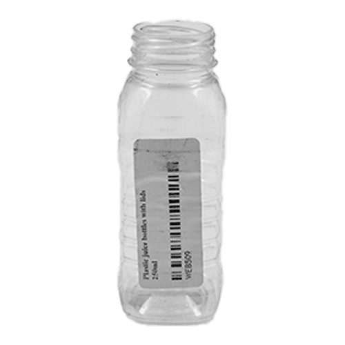 Product Item: Plastic Juice Bottle With Lid-250ml image