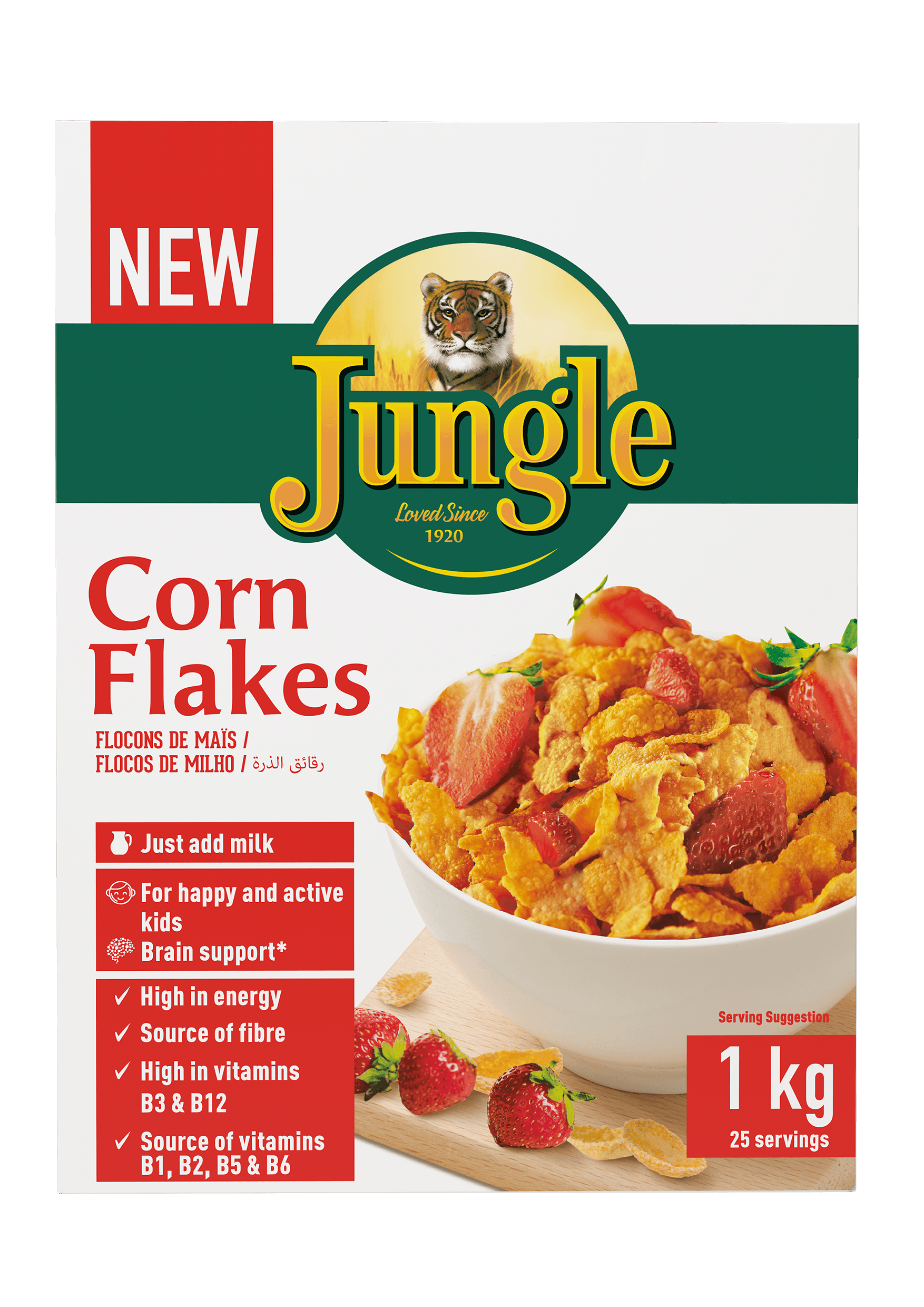 Product Item: Cereal-Corn Flakes-Jungle-1kg image