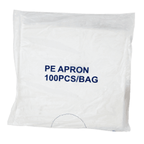 Product Item: Aprons-Plastic White-100s image