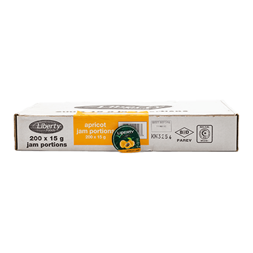 Product Item: Jam-Apricot Portions-Liberty-200s image
