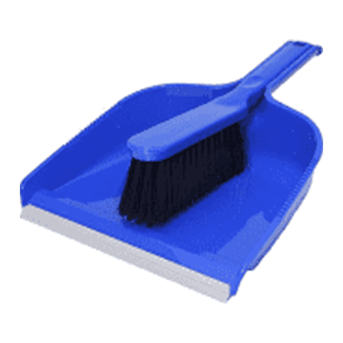 Product Item: Dustpan & Brush Set-Blue-Each image