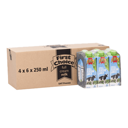 Product Item: Milk-UHT Full Cream- First Choice-24x250ml image