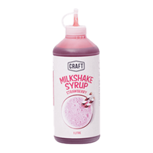 Product Item: Milkshake Syrup-Craft-Strawberry-1L image
