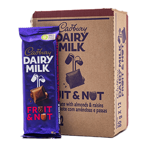 Product Item: Chocolate-Cadbury Fruit and Nut-12x80g image