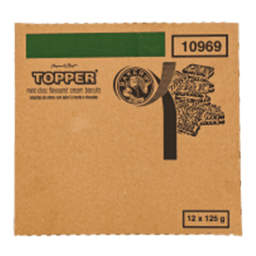 Product Item: Biscuits-Toppers Choc Mint-12x125g image