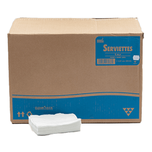 Product Item: Serviettes-D/Soft 1Ply White-3000s image