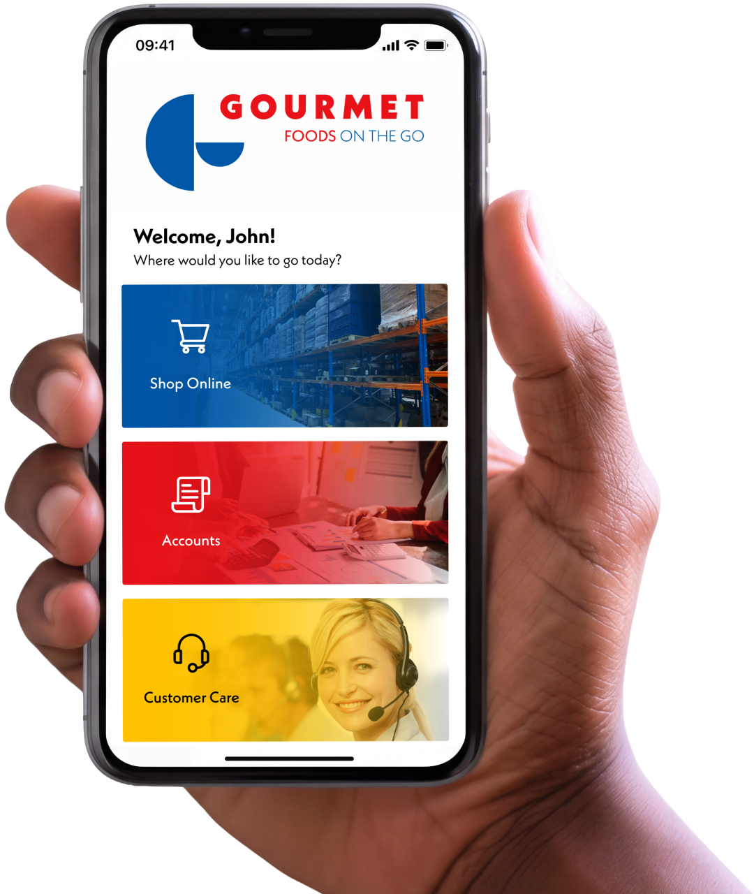 gourmet foods mobile app